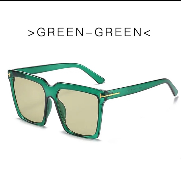 Green stylish sunglasses - Picture 6 of 6